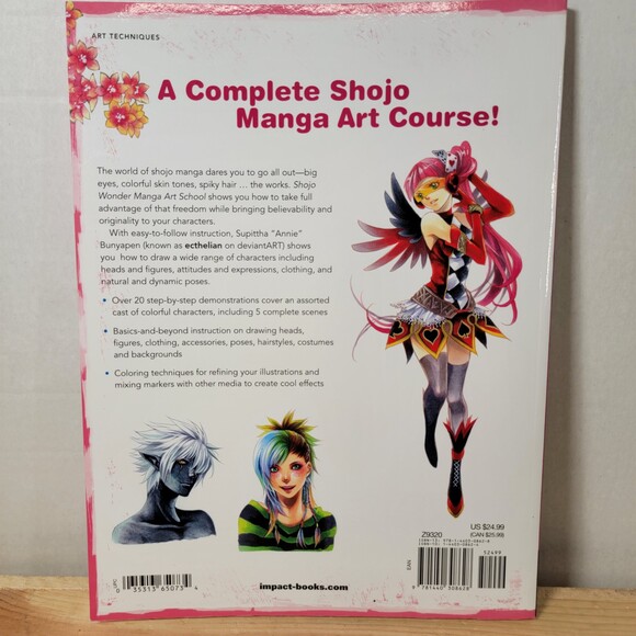BOOK Shojo Wonder Manga Art School by Supittha "Annie" Bunyapen - Picture 3 of 4